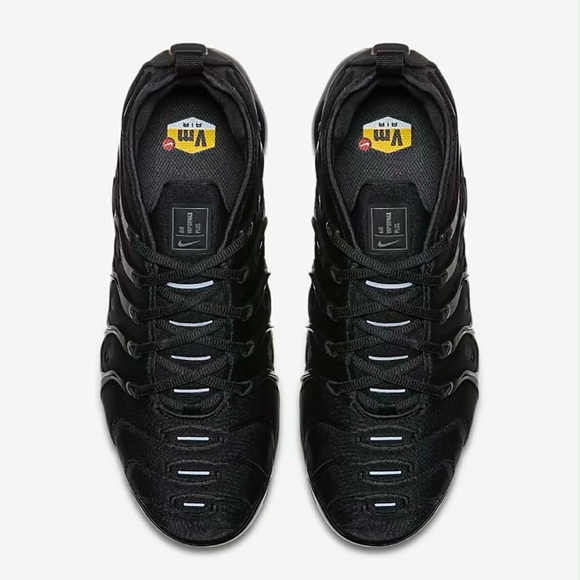 Black Athletic Sneakers Vapor max plus size 10 - Picture 3 of 10